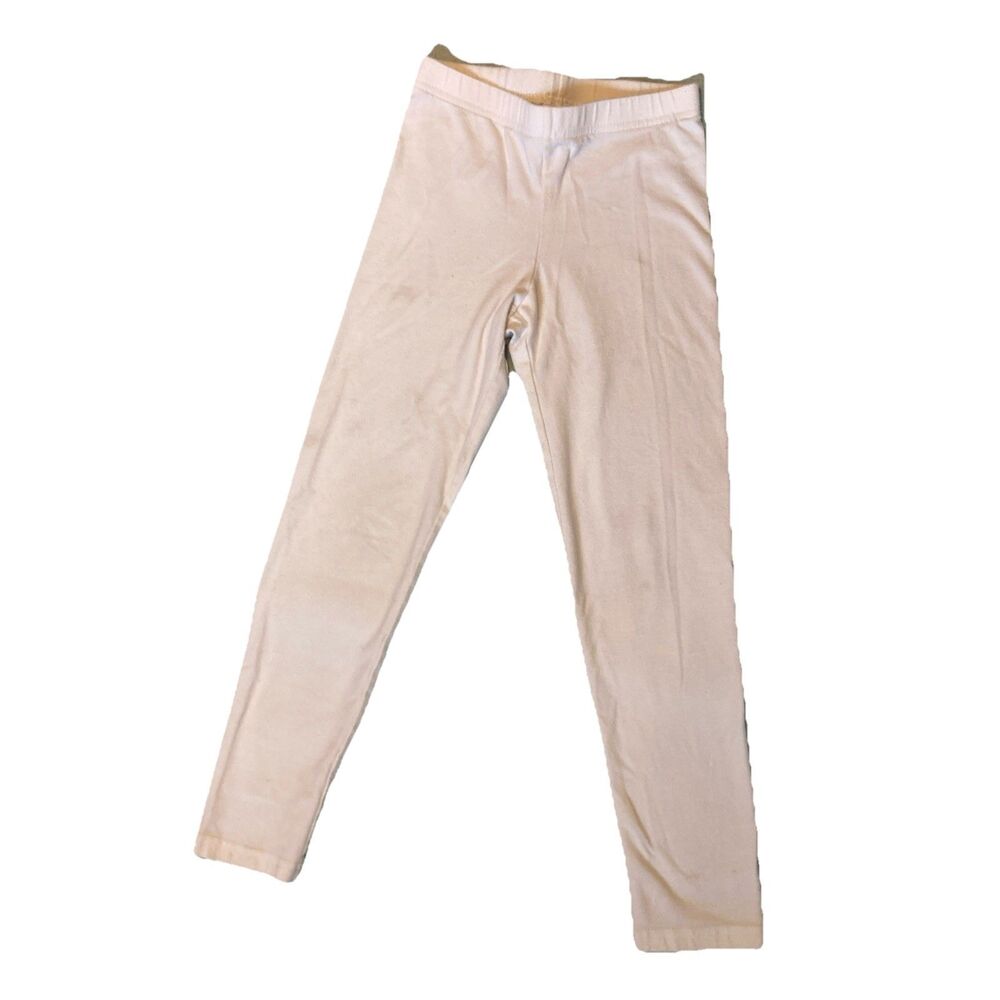 Girls 6/7 Old Navy White Leggings GUC
